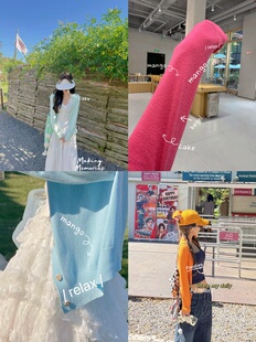 LISEYEN设计师款 显白显瘦日常本期炒值bi入 糖果色显背薄针织开衫