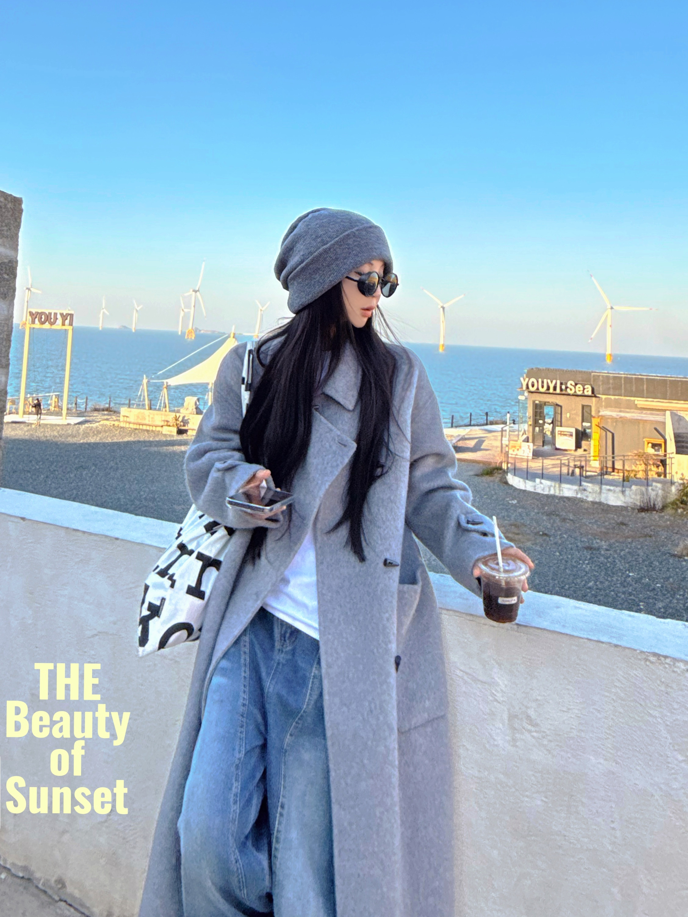 LISEYEN设计师款 牛角扣羊毛双面尼大衣  手感超好,女装/女士精品,毛呢外套,淘宝优惠券,粉丝福利购,淘宝优惠卷