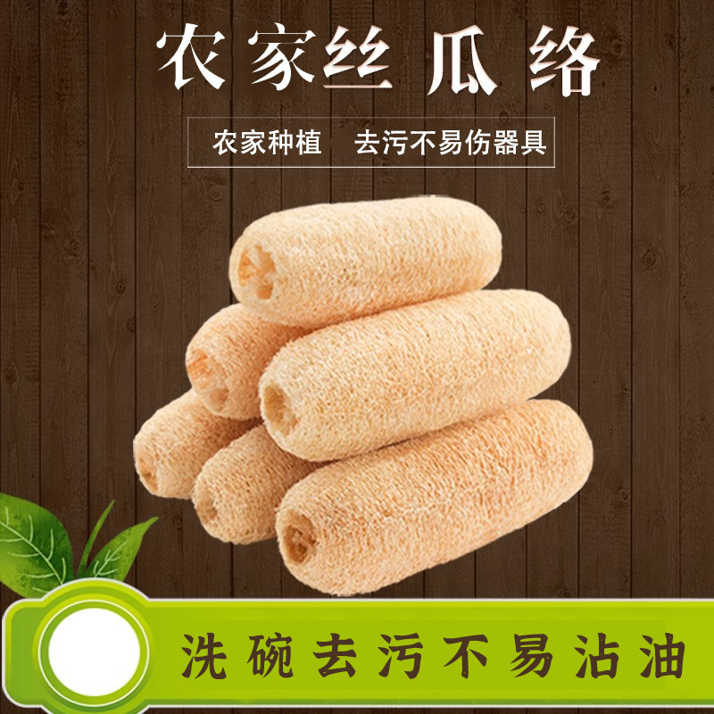 丝瓜络洗碗刷锅不易沾油老丝瓜