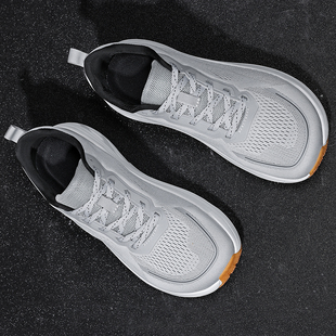 外贸厚底宽楦宽头鞋胖脚男鞋赤脚鞋户外休闲鞋健步鞋4E宽楦跑步鞋