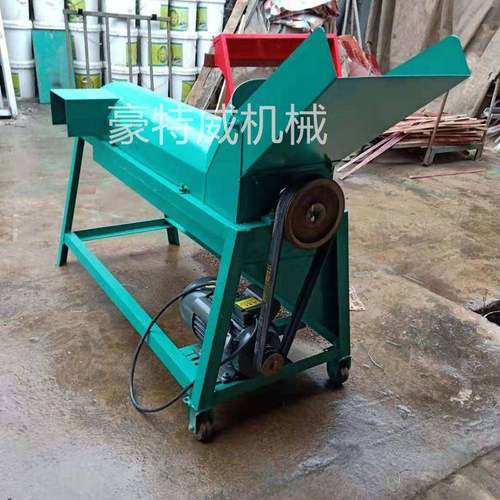 小型电动菌包分离机 废菌袋粉碎机 半自动香菇脱袋机废菌棒脱袋机