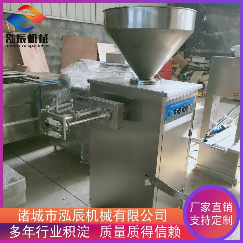 香肠自动灌肠机红肠定量扭结灌肠机 灌香肠机器红肠加工设备厂家