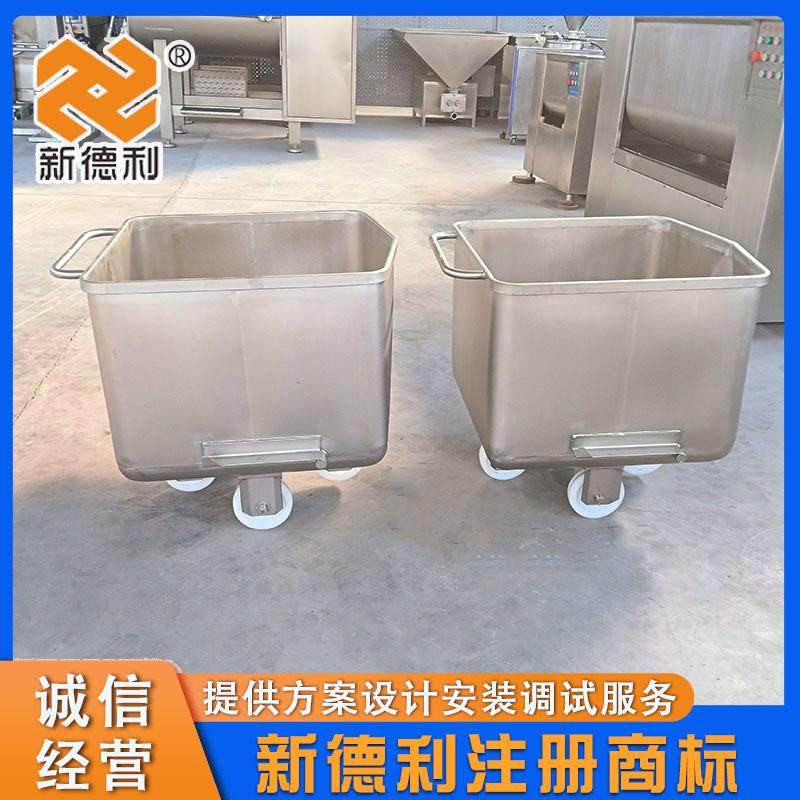 不锈钢预制菜食品移动物料车食品厂调理品小料车商用肉制品周转车,清洗/食品/商业设备,肉制品加工设备,淘宝优惠券,粉丝福利购,淘宝优惠卷