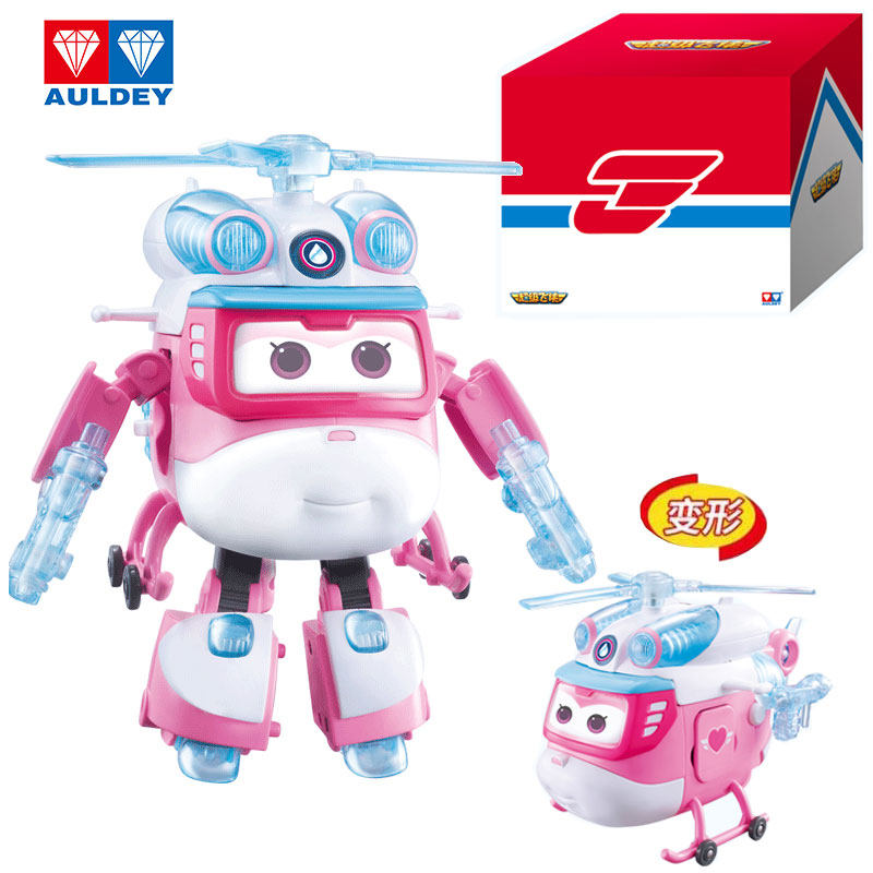 超级飞侠11超级装备愿望守护者小爱大号发声发光变形机器人玩具