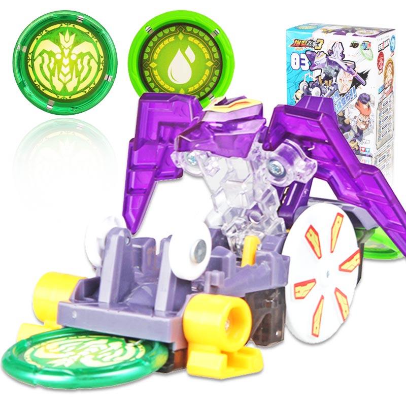 爆裂飞车3 奥迪双钻玩具儿童变形玩具车男孩变形车雷暴684103