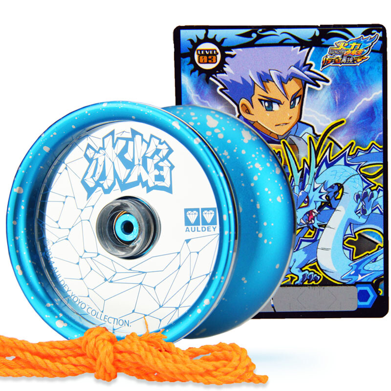 奥迪双钻火力少年王6悠悠球悠拳英雄金属溜溜球冰焰676101c