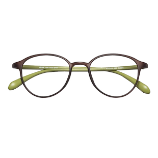 可配高度数近视眼镜框女韩国超轻TR90椭圆形小脸框超薄镜片复古茶