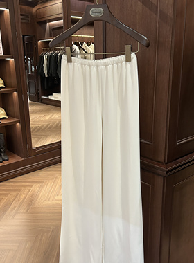 mmt高腰直筒休闲裤垂感长裤宽松显瘦韩系简约纯色夏季裤子百搭