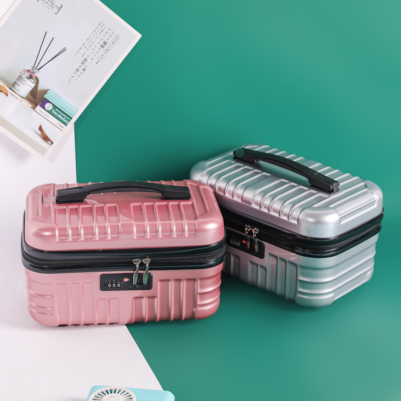 韩版16寸手提行李箱化妆包小箱子14寸密码箱轻便迷你收纳箱女皮箱