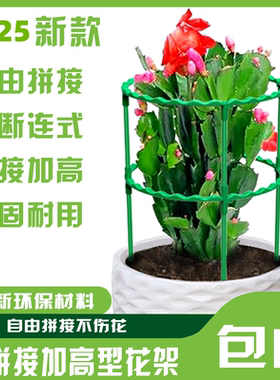 2025新款蟹爪兰支架多层双层园艺花架子兰花绿萝支撑架植物花支架