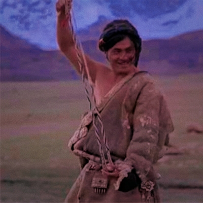 西藏传统工艺纯手工编制乌朵放牧赶牛羊抛石绳拉萨直发全国包邮