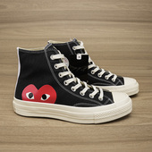 C.V 运动鞋 经典 12.1 高帮女帆布鞋 潮流休闲鞋 硫化鞋