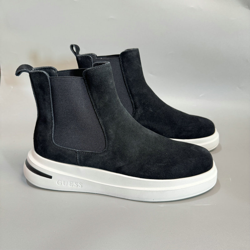 1.22 G.S休闲切尔西靴男女冬季保暖绒面革厚底马丁靴黑色短靴 七,流行男鞋,马丁靴,淘宝优惠券,粉丝福利购,淘宝优惠卷