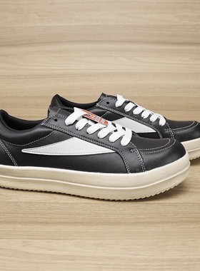 5.3 M.R新款美式ro板鞋男复古高街潮鞋百搭黑色小众低帮休闲鞋