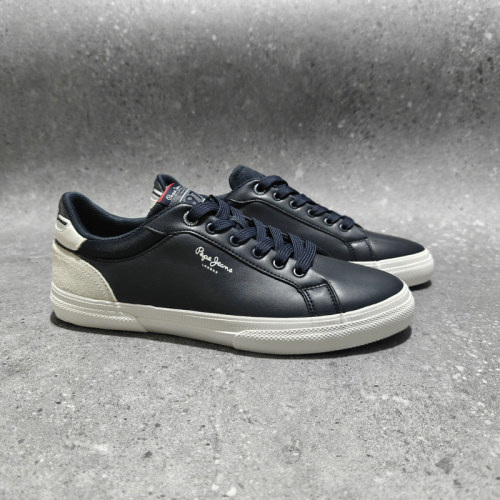 12.25 P.J 英单男女鞋低帮系带休闲板鞋韩版潮流皮板鞋拼色 探