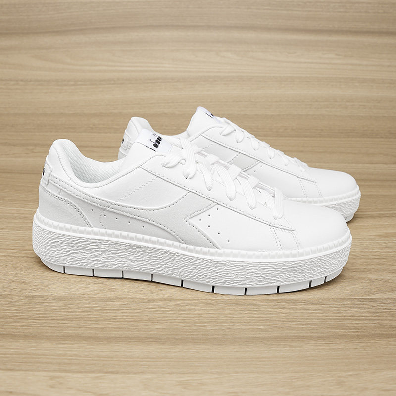 1.26 DA 意大利运动风白色厚底小白鞋透气轻便舒适系带休闲鞋 斯