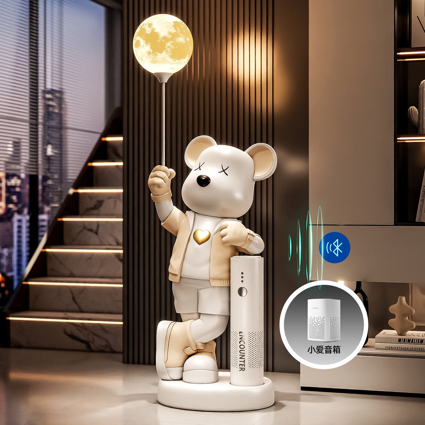 暴力熊落地摆件高端大气上档次