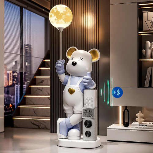 高端大气上档次暴力熊落地摆件