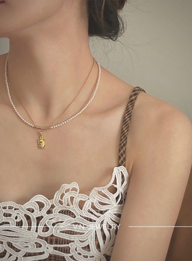 vnjewelry百搭14k女法式项链
