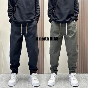 neith 宽松微锥小脚工装 BIAS秋冬厚款 子男加绒哈伦休闲裤 裤