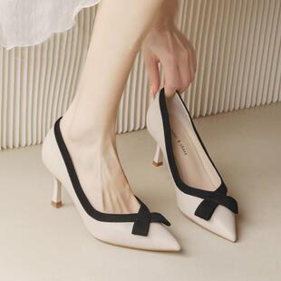 女士7cm细跟尖头高级感通勤款 Craes 气质高跟鞋 浪漫迷人 Kally