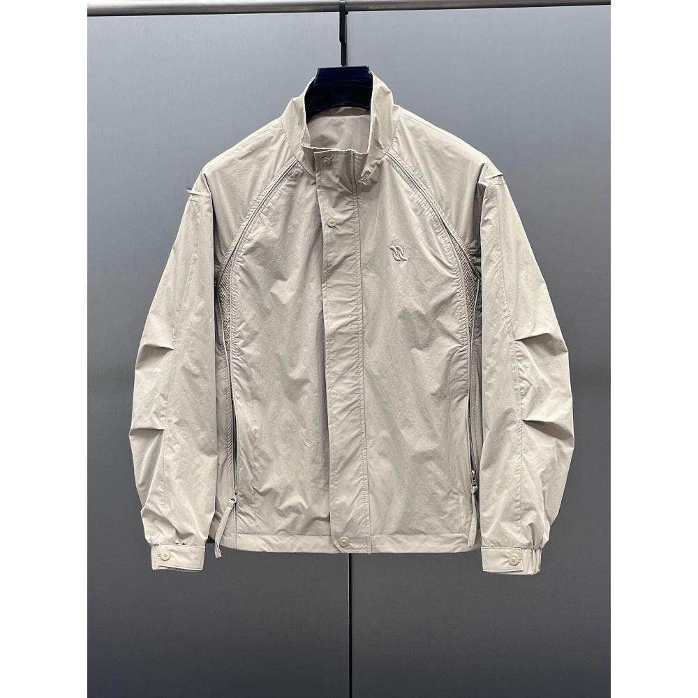 MUSONMU潮牌工装立领夹克男2025春秋新款高级感休闲百搭薄款外套