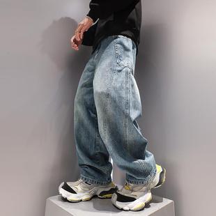 弯刀cleanfit百搭直筒休闲裤 男秋季 子 潮牌水洗牛仔裤 コーデロイ