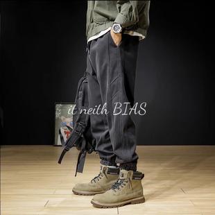 neith 卫裤 BIAS重磅加绒运动休闲裤 工装 秋冬百搭ins 男束脚大码