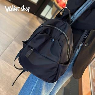 Walker Shop休闲 简约男女双肩包大容量书包时尚轻便通勤尼龙揹包