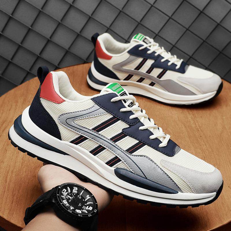 男鞋2025新款夏季透气网面运动鞋跑步休闲老爹百搭潮鞋子男款男士