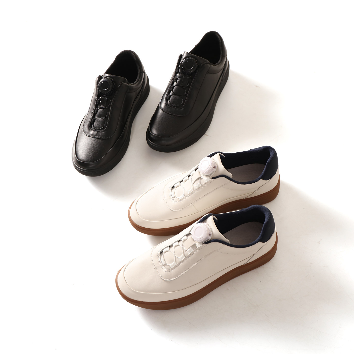 旋钮快速系带系统头层牛皮防滑复古德训鞋真皮运动休闲鞋流行男鞋,流行男鞋,时尚休闲鞋,淘宝优惠券,粉丝福利购,淘宝优惠卷