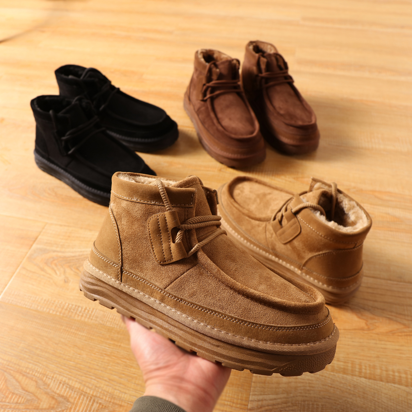 男士冬季户外防滑耐磨时尚休闲鞋