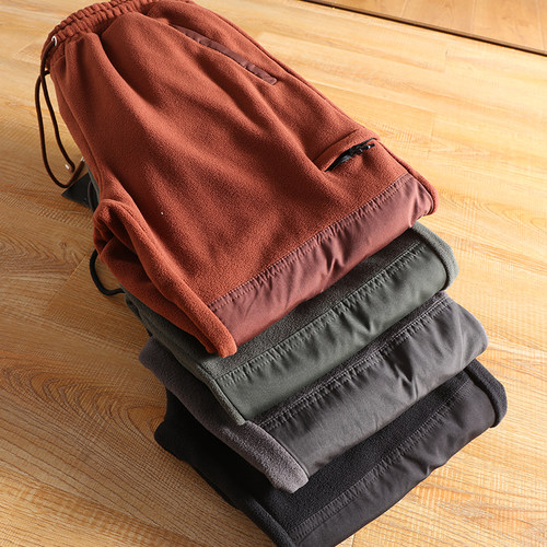 保暖秋冬男士束口休闲裤潮长裤