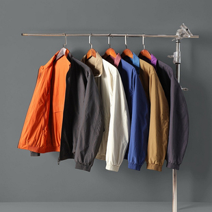 日单设计师款！轻量化科技三防面料双面穿3D精裁男立领夹克外套