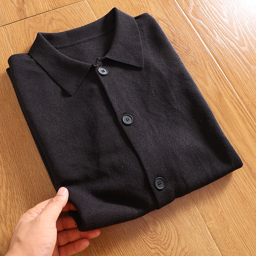 夏季短袖商务开衫POLO衫