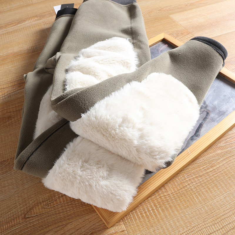 绒上加绒！超暖！！腰部膝部加厚植绒防护 保暖裤绒裤男打底裤