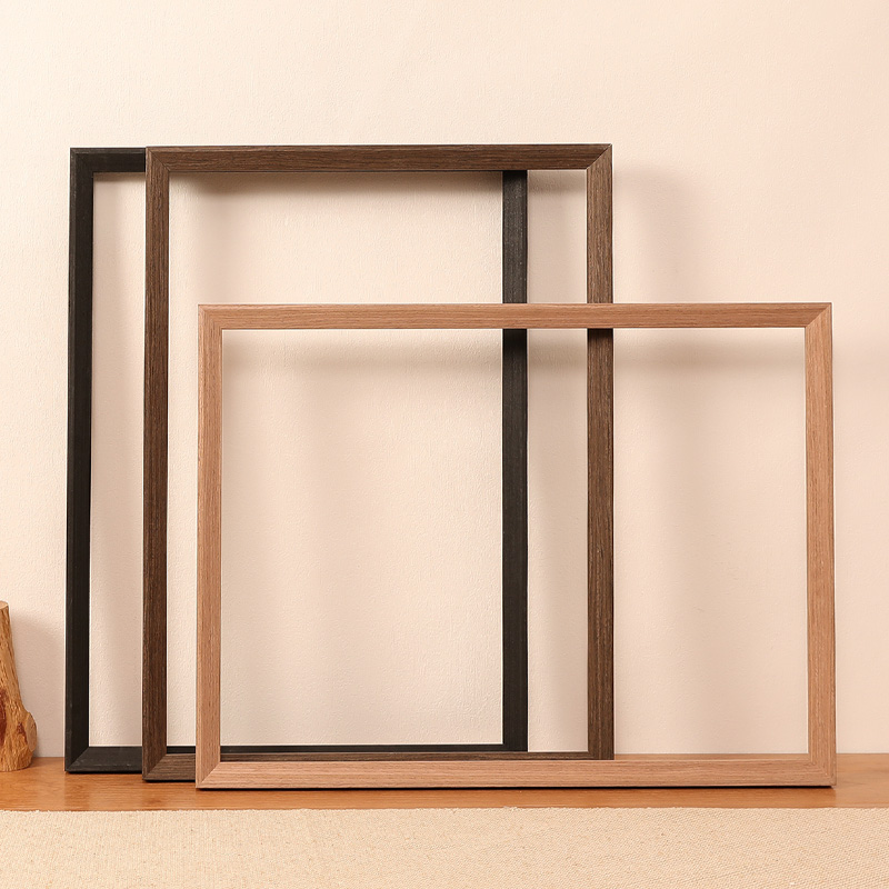 杉琛油画框实木复古简约