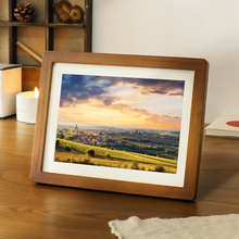 实木圆角实木6寸5相框摆台A4证件画框7810寸方形拼图照片挂墙框架