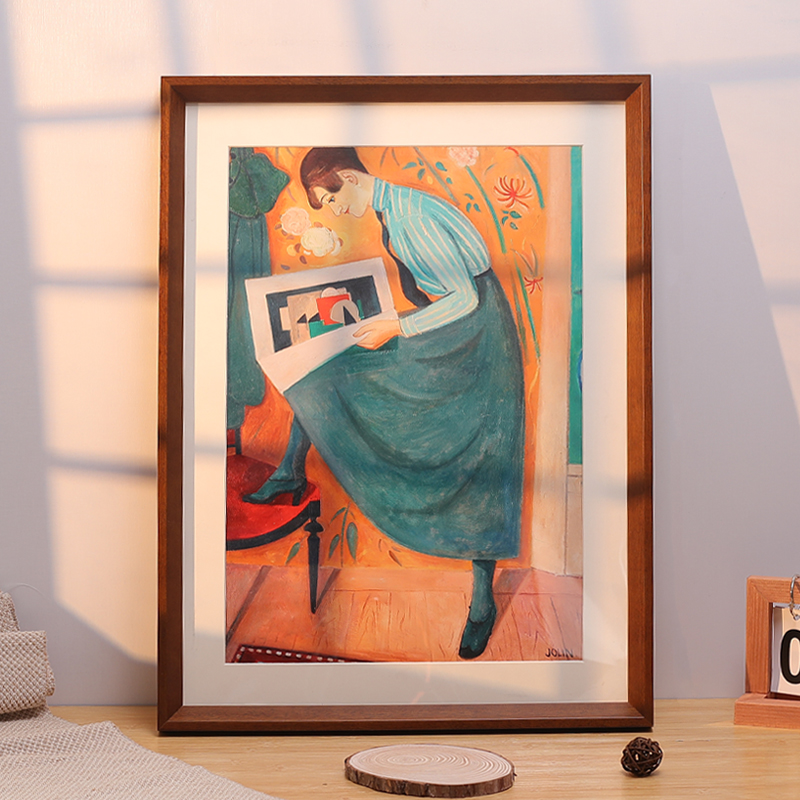 e动空间画框实木现代简约