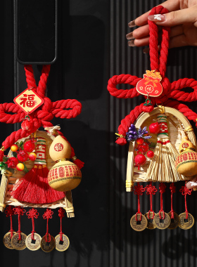 2026马年新年装饰挂饰万字结