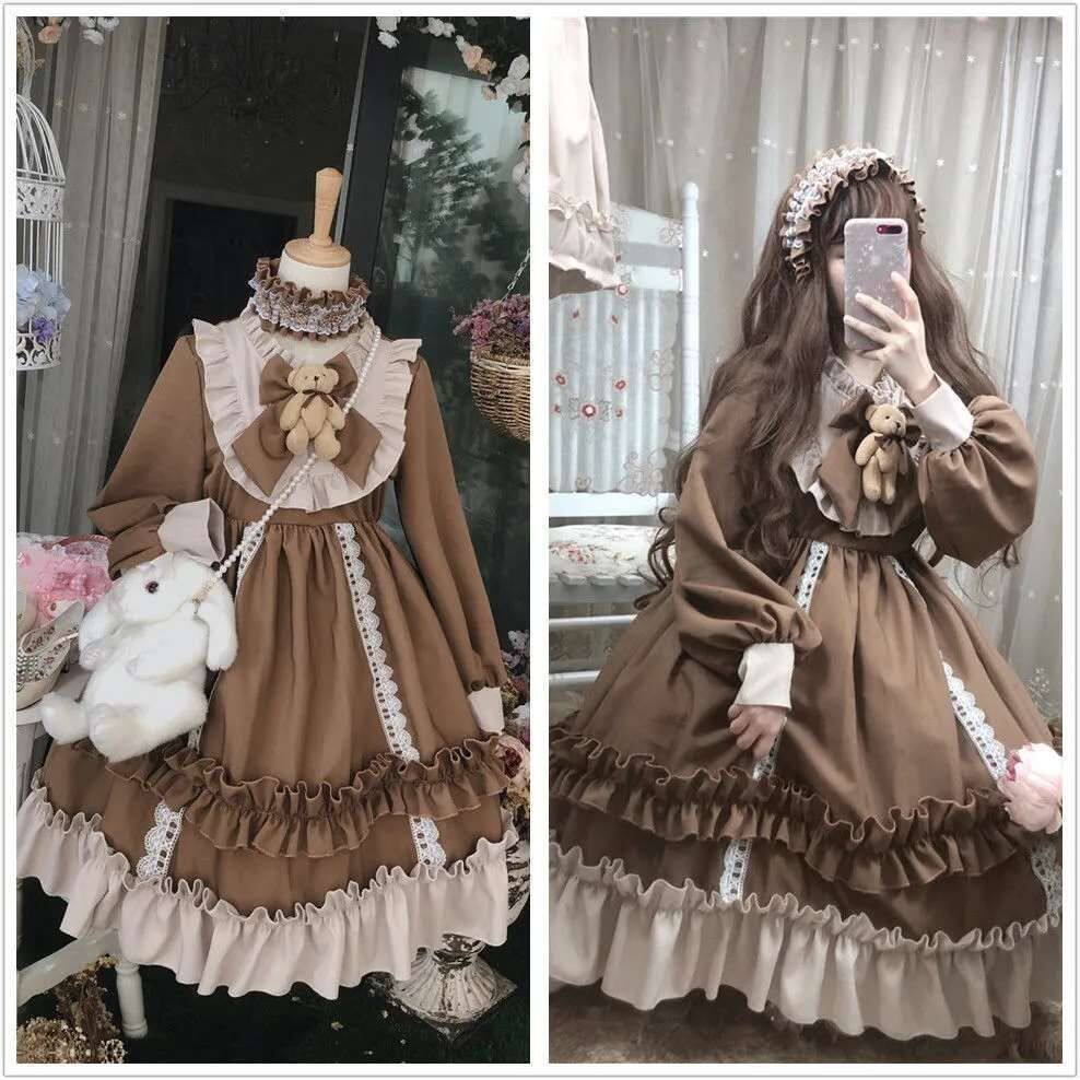 春季洛丽塔裙子全套日系可爱学生洋装lolita软妹裙公主日常裙