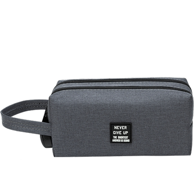 带密码锁帆布大容量学生笔袋多层