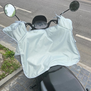 电动车挡风被夏款薄款纯色防水防晒防紫外线2024新款四季通用女士