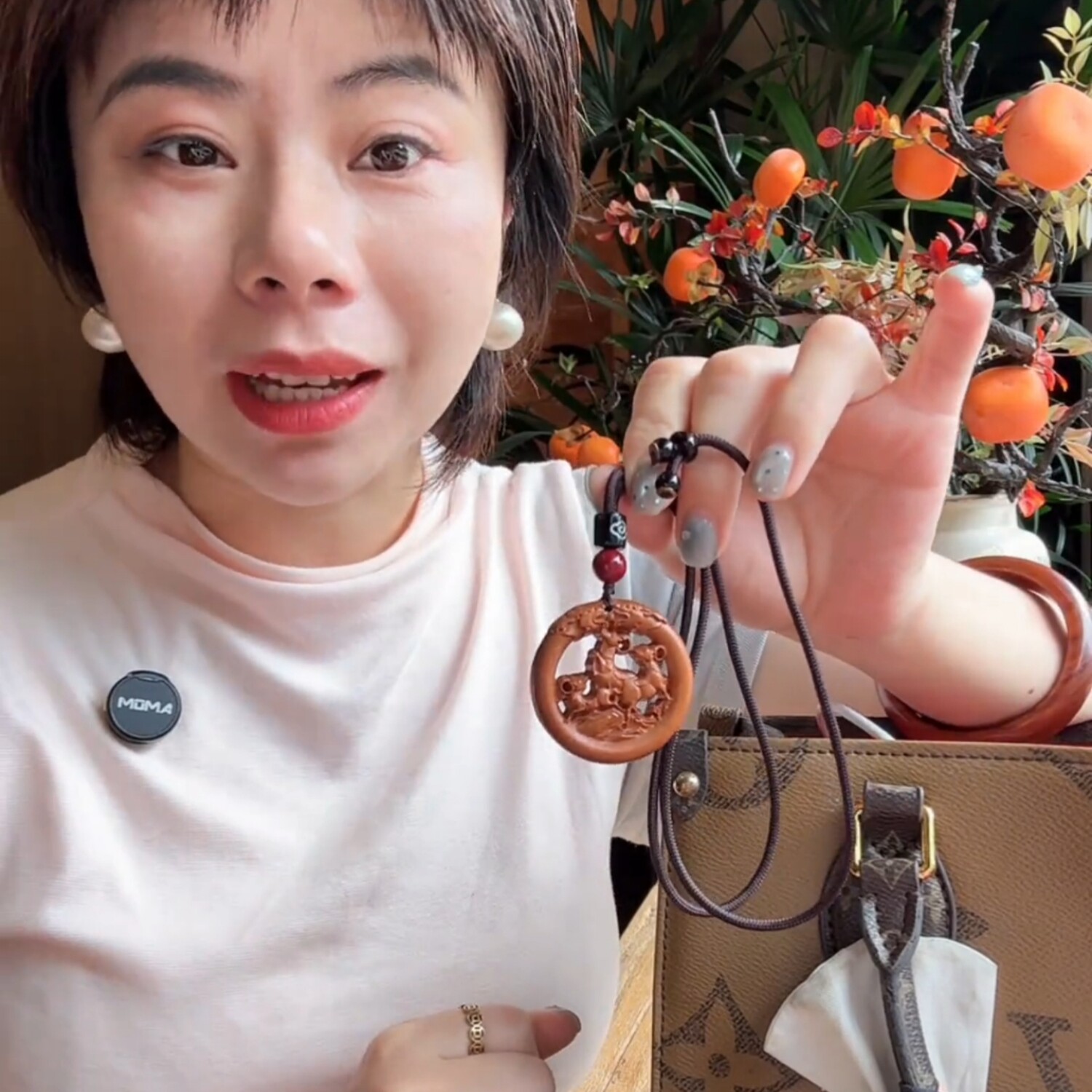 护身挂件女士避凶十二生肖本命年木雕项链挂饰