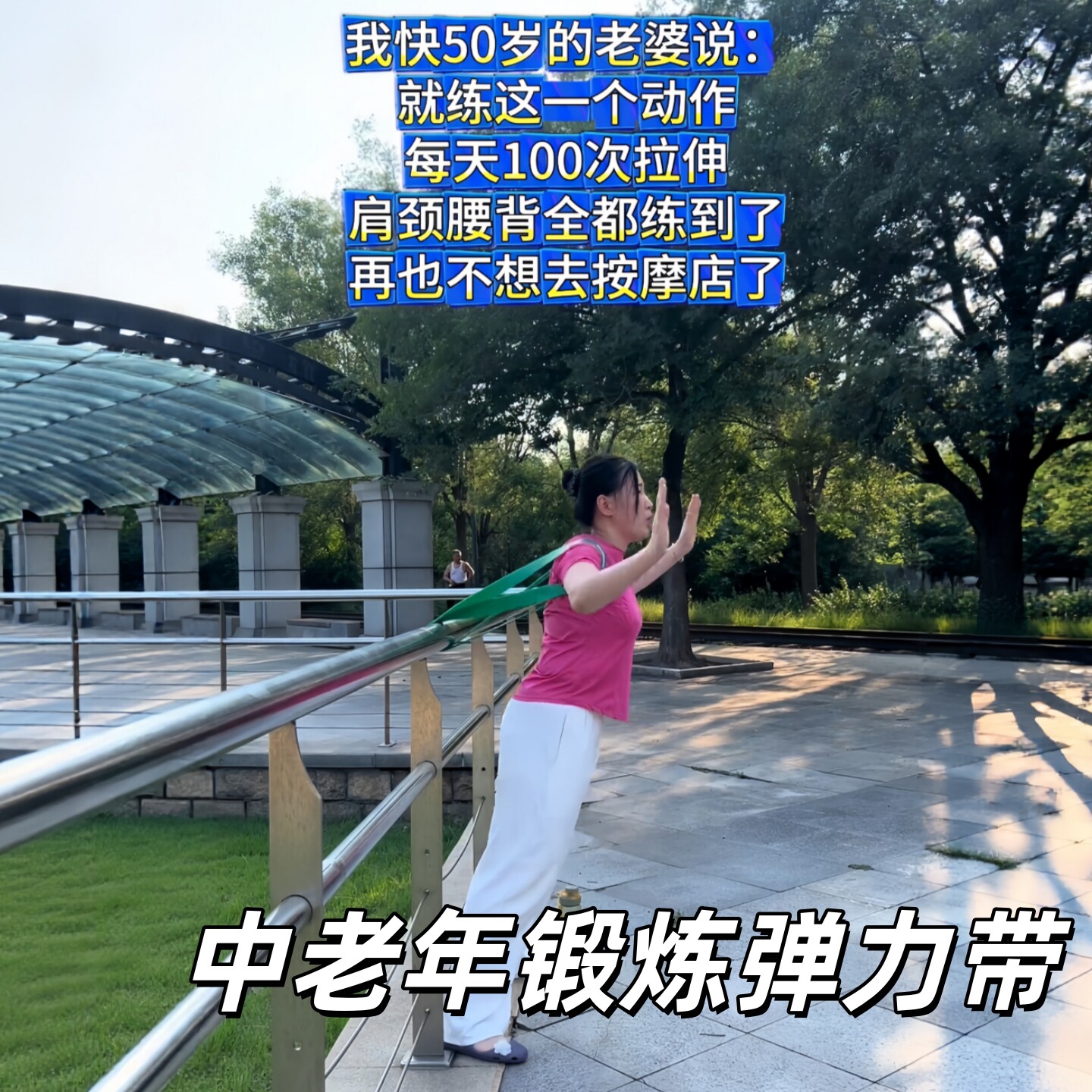 阻力带中老年专用弹力带拉伸力量训练辅助拉力带女士健身腰腿锻炼