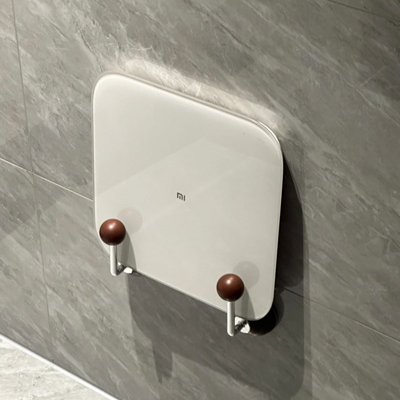 体重秤收纳支架壁挂上墙神器体脂秤支架适用于小米华为吸盘挂钩架