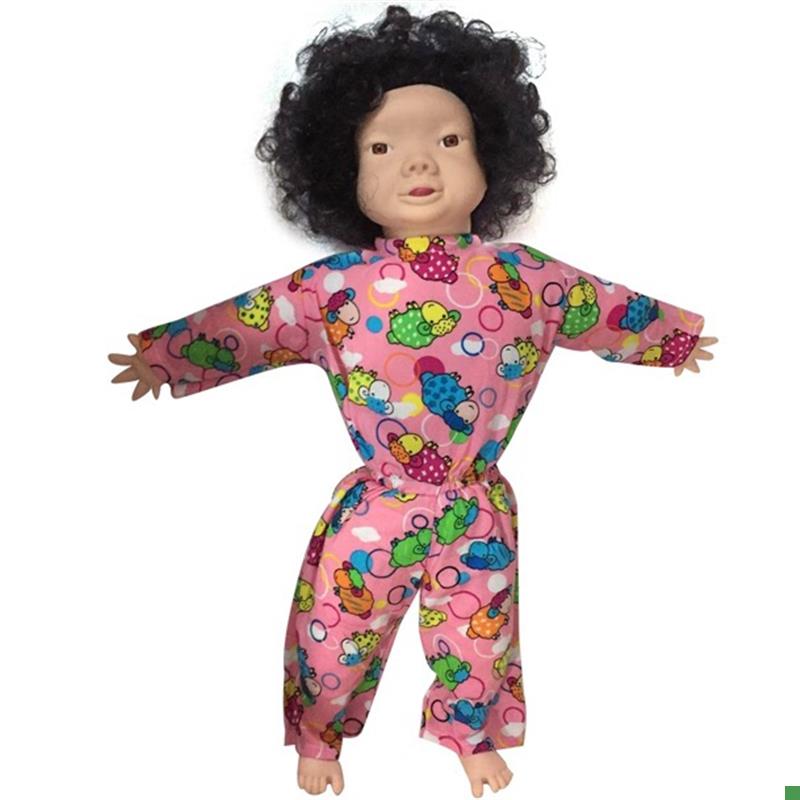 唐氏宝宝护理模型唐氏综合症婴H儿模型畸形儿面瘫模型人