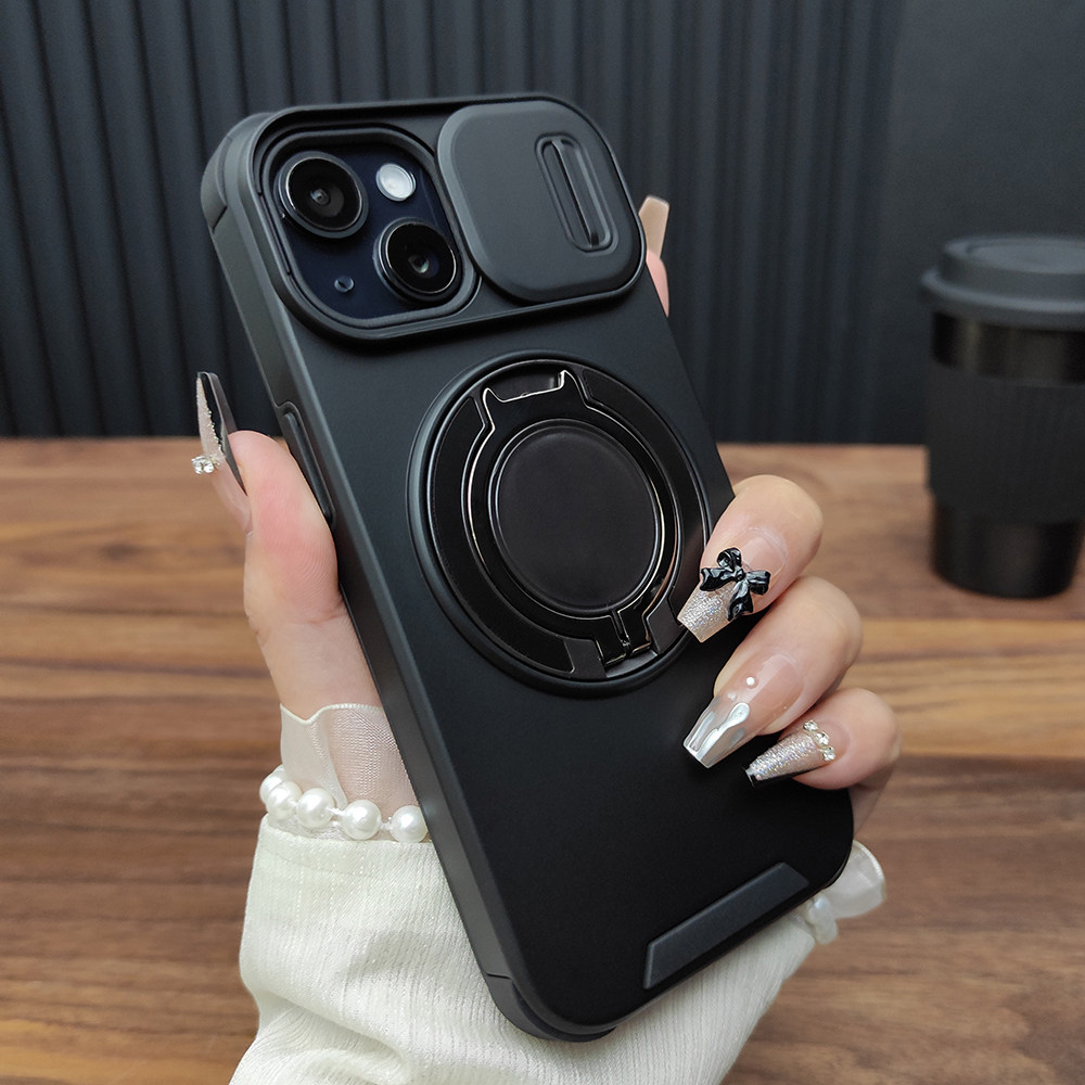 苹果16滑盖镜头防摔手机壳