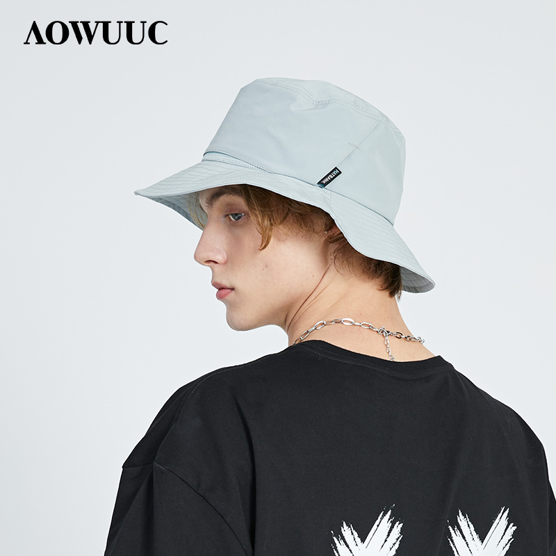帽子男渔夫帽大沿遮阳防晒春夏韩版潮防紫外线遮脸可折叠嘻哈盆帽