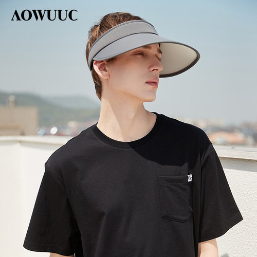 AOWUUC夏新款硬核防晒空顶帽